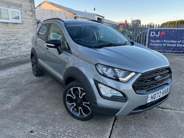 2022 (72) Ford EcoSport Active 5 Door 1.0L Ford EcoBoost 125PS FWD 6 Speed Manual